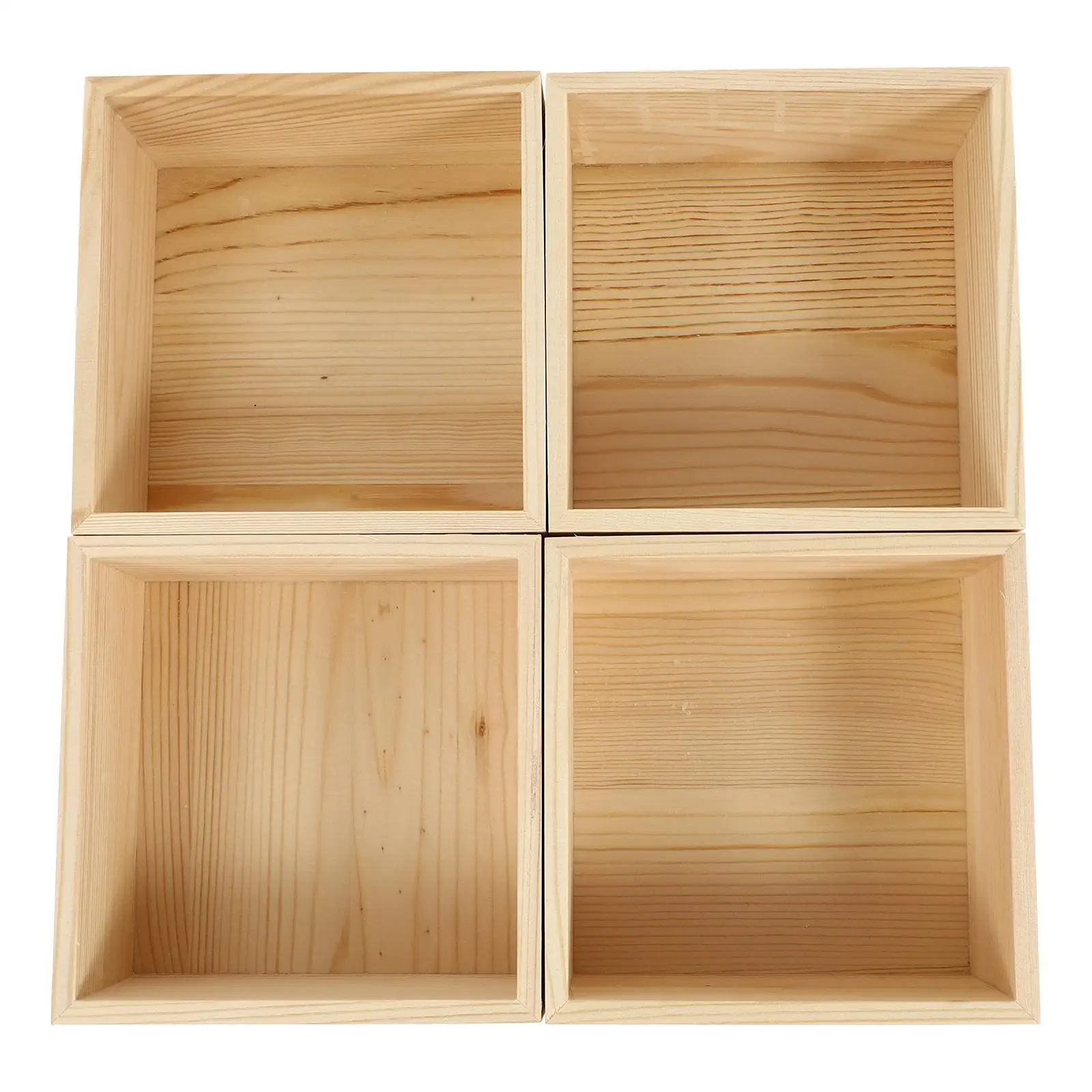 4 Pcs Boxes Small Wooden Without Lid Jewelry Storage Case Holder Organizer for Desktop Container DIY Retro Office
4 Pcs Boxes Small Wooden Without Lid Jewelry Storage Case Holder Organizer for Desktop Container DIY Retro Office
