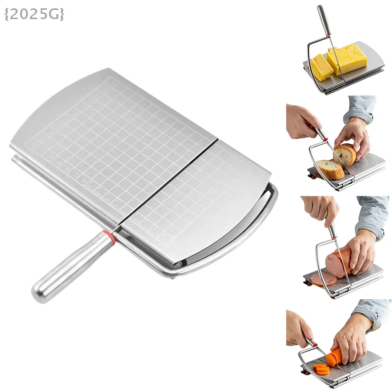 Cheese Slicer, Multipurpose Cheese Cutter Stainless Steel Cheese Slicers For Block Cheese, Butter, Sausages
Cheese Slicer, Multipurpose Cheese Cutter Stainless Steel Cheese Slicers For Block Cheese, Butter, Sausages