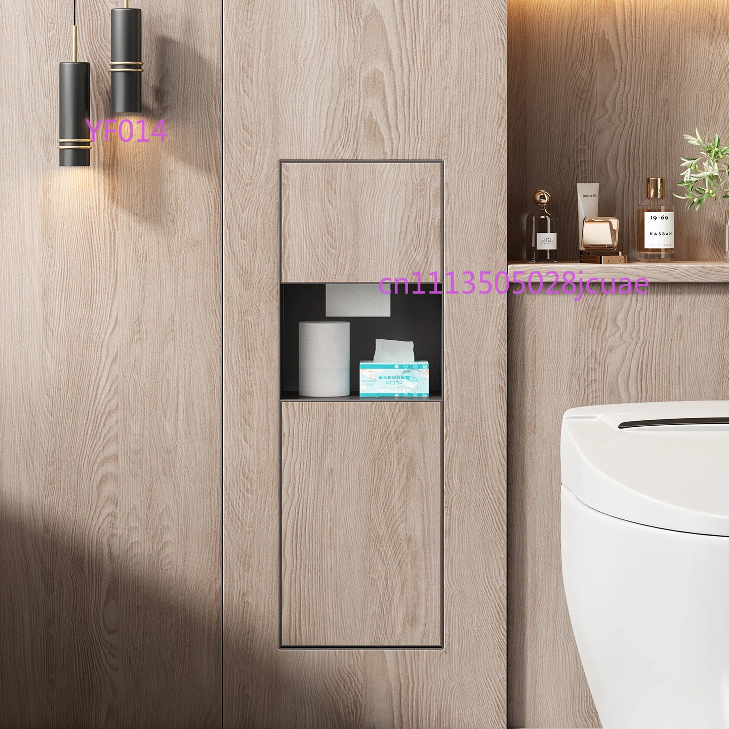 SUS304 Stainless Steel Invisible Toilet Trash Can Embedded Wall Mounted Tissue Box Bathroom Storage Organizer
SUS304 Stainless Steel Invisible Toilet Trash Can Embedded Wall Mounted Tissue Box Bathroom Storage Organizer