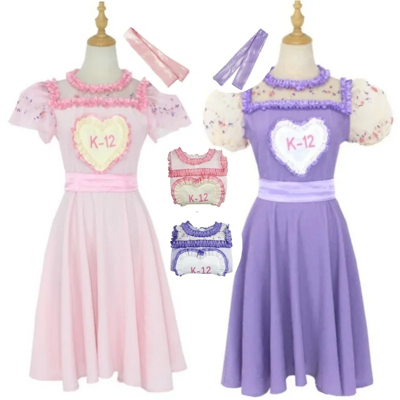 Movie K-12 Cosplay Costume Full Sets Pink Purple Dress Uniform Suits for Women Outfit Halloween Carnival Party Clothes Roleplay
Movie K-12 Cosplay Costume Full Sets Pink Purple Dress Uniform Suits for Women Outfit Halloween Carnival Party Clothes Roleplay