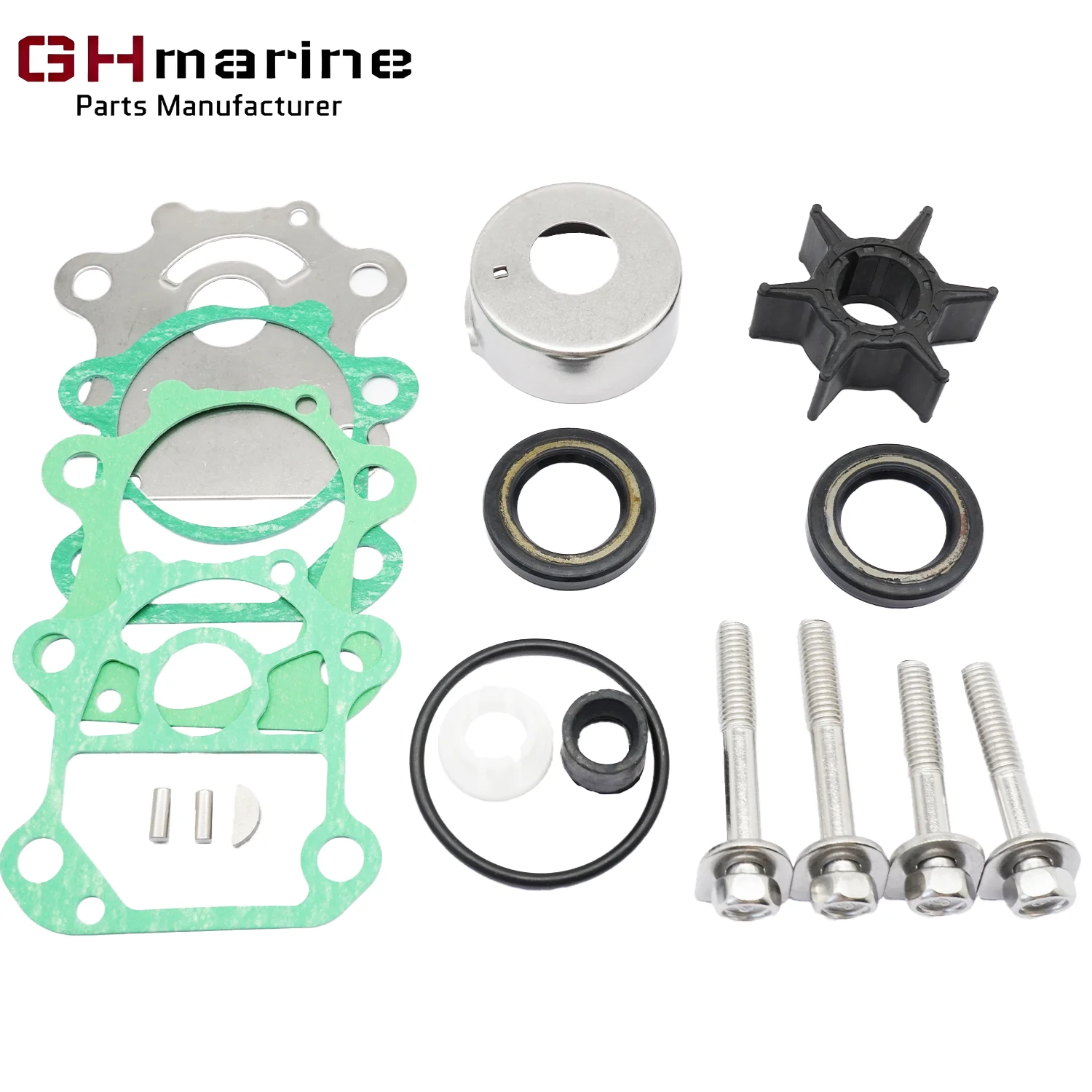 Marine Water Pump Impeller Repair Service Kit for Yamaha 4 Stroke 70HP F70 F70A F70LA Outboard Engines 6CJ-W0078-00 18-3494
Marine Water Pump Impeller Repair Service Kit for Yamaha 4 Stroke 70HP F70 F70A F70LA Outboard Engines 6CJ-W0078-00 18-3494