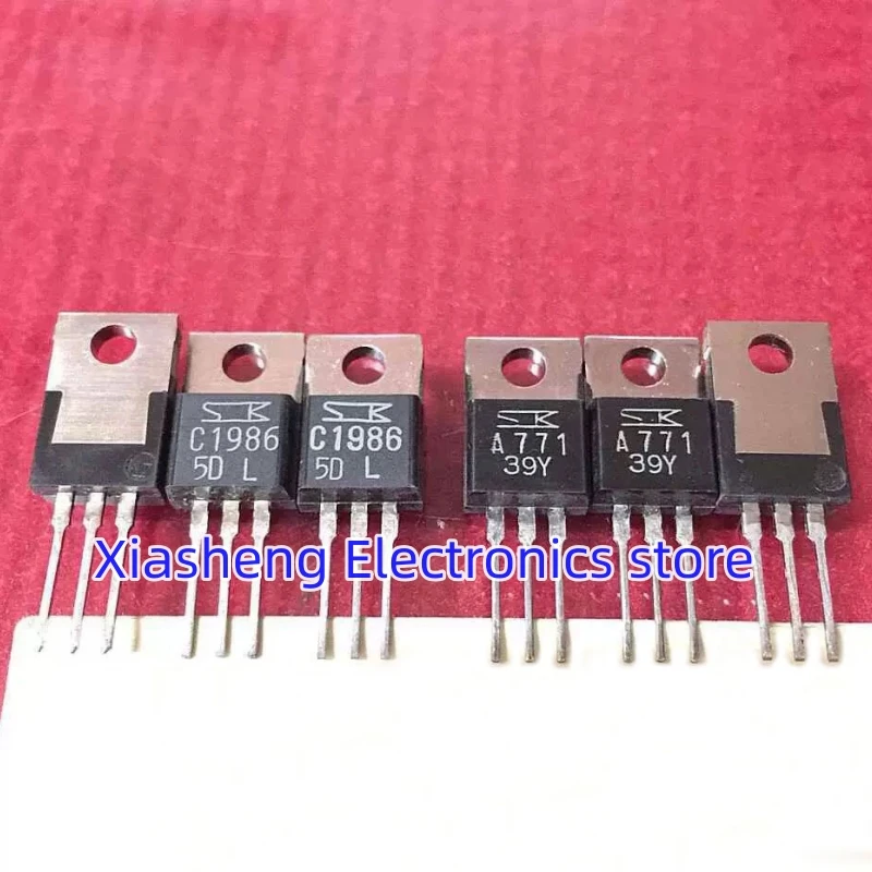 New Original 5Pairs 2SC1986 C1986 + 2SA771 A771 TO-220 Audio Amplifier Transistor In Stock
New Original 5Pairs 2SC1986 C1986 + 2SA771 A771 TO-220 Audio Amplifier Transistor In Stock