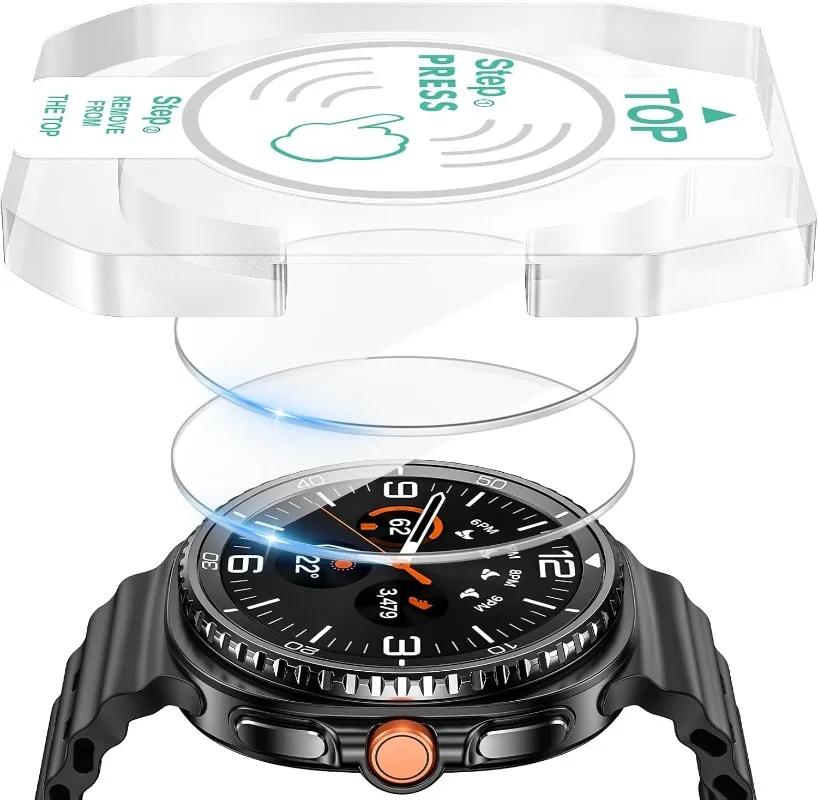 2 шт. закаленное стекло для Samsung Galaxy Watch 8 Classic/8 40 мм 44 мм защитная пленка для экрана от царапин с инструментом, легко устанавливаемый комплект
2 шт. закаленное стекло для Samsung Galaxy Watch 8 Classic/8 40 мм 44 мм защитная пленка для экрана от царапин с инструментом, легко устанавливаемый комплект