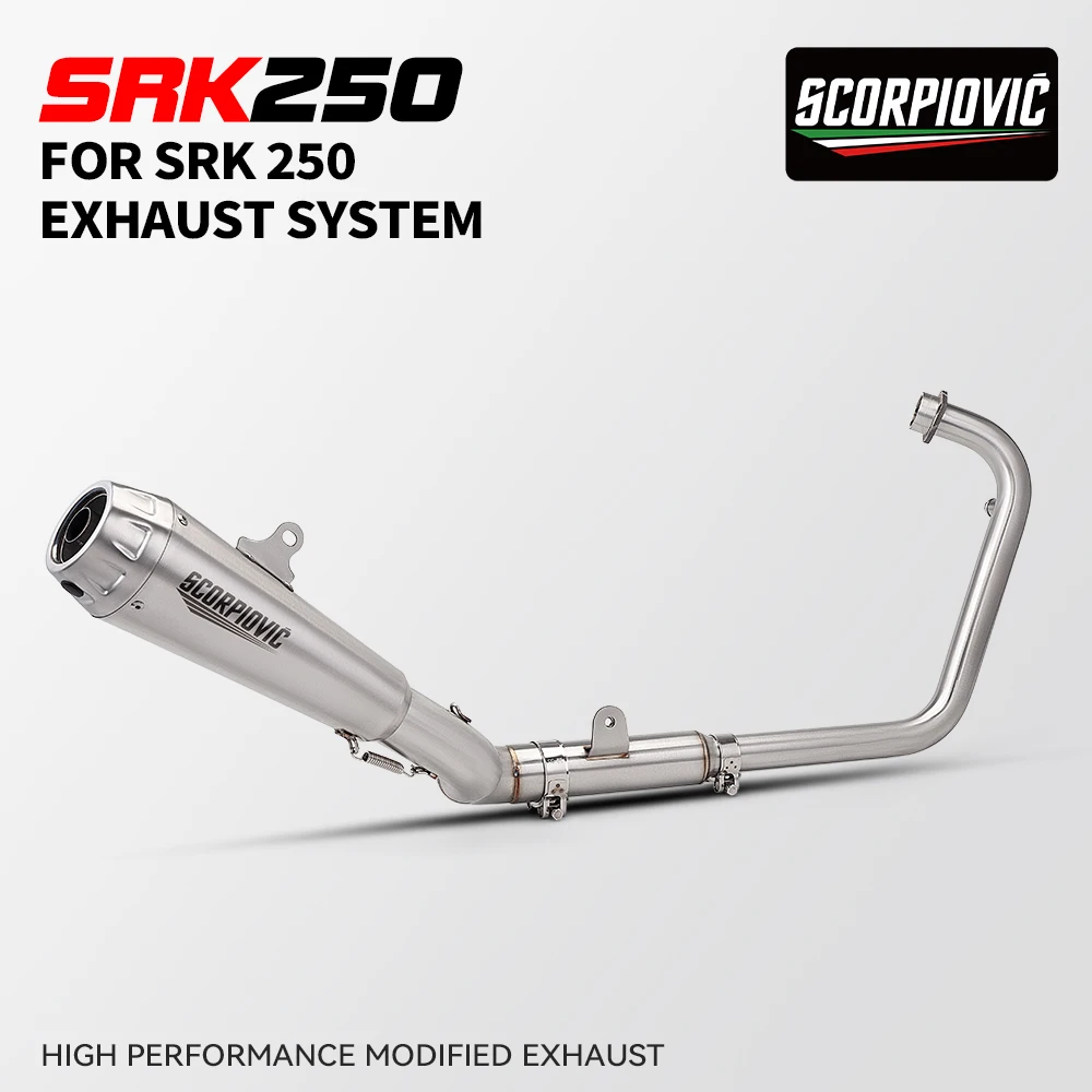 For QJ250 250RR SRK250 Motorcycle Exhaust Front Link Pipe Escape Muffler Pipe SRK450 Exhaust
For QJ250 250RR SRK250 Motorcycle Exhaust Front Link Pipe Escape Muffler Pipe SRK450 Exhaust