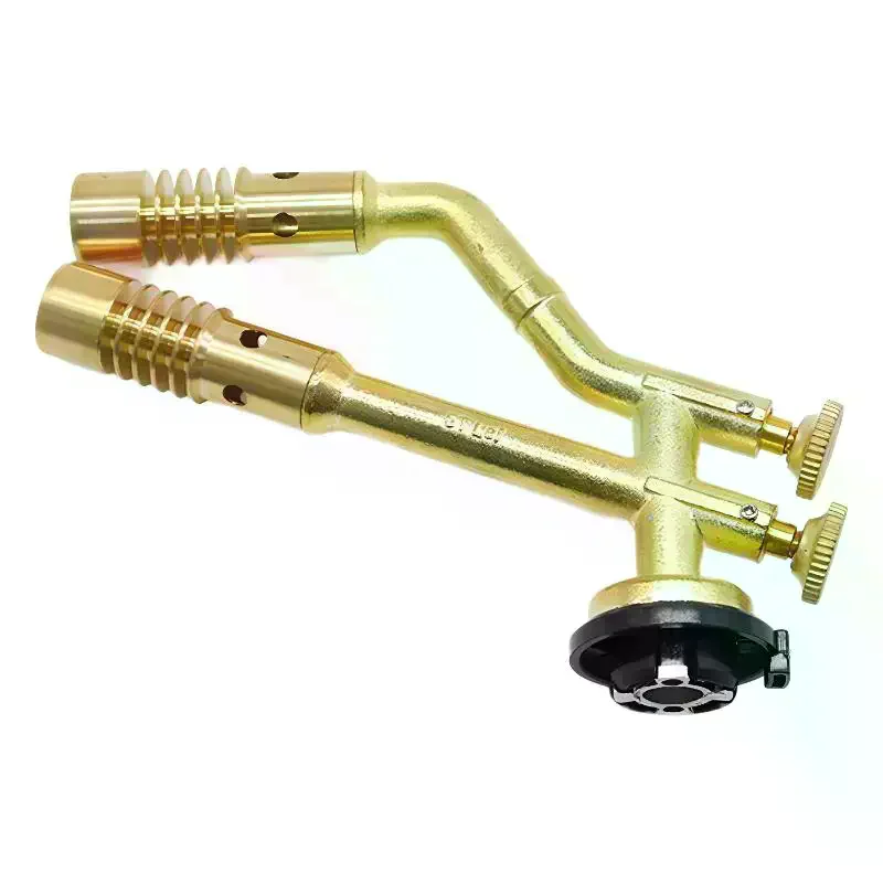 Dual-Head Gas Torch Adjustable Brass Welding Heating Flame Burner High Temperture Propane Butane Welding Torch
Dual-Head Gas Torch Adjustable Brass Welding Heating Flame Burner High Temperture Propane Butane Welding Torch