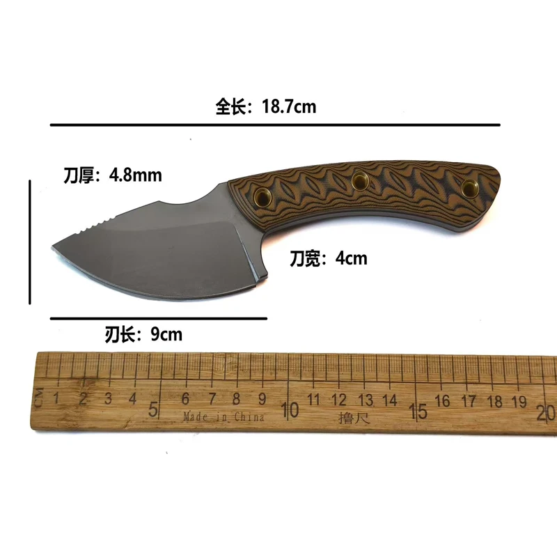 New USA-10 Steel G10 Handle Outdoor Camping Integrated Fixed Knife EDC Survival Fishing Collection Fruit Knife 
New USA-10 Steel G10 Handle Outdoor Camping Integrated Fixed Knife EDC Survival Fishing Collection Fruit Knife