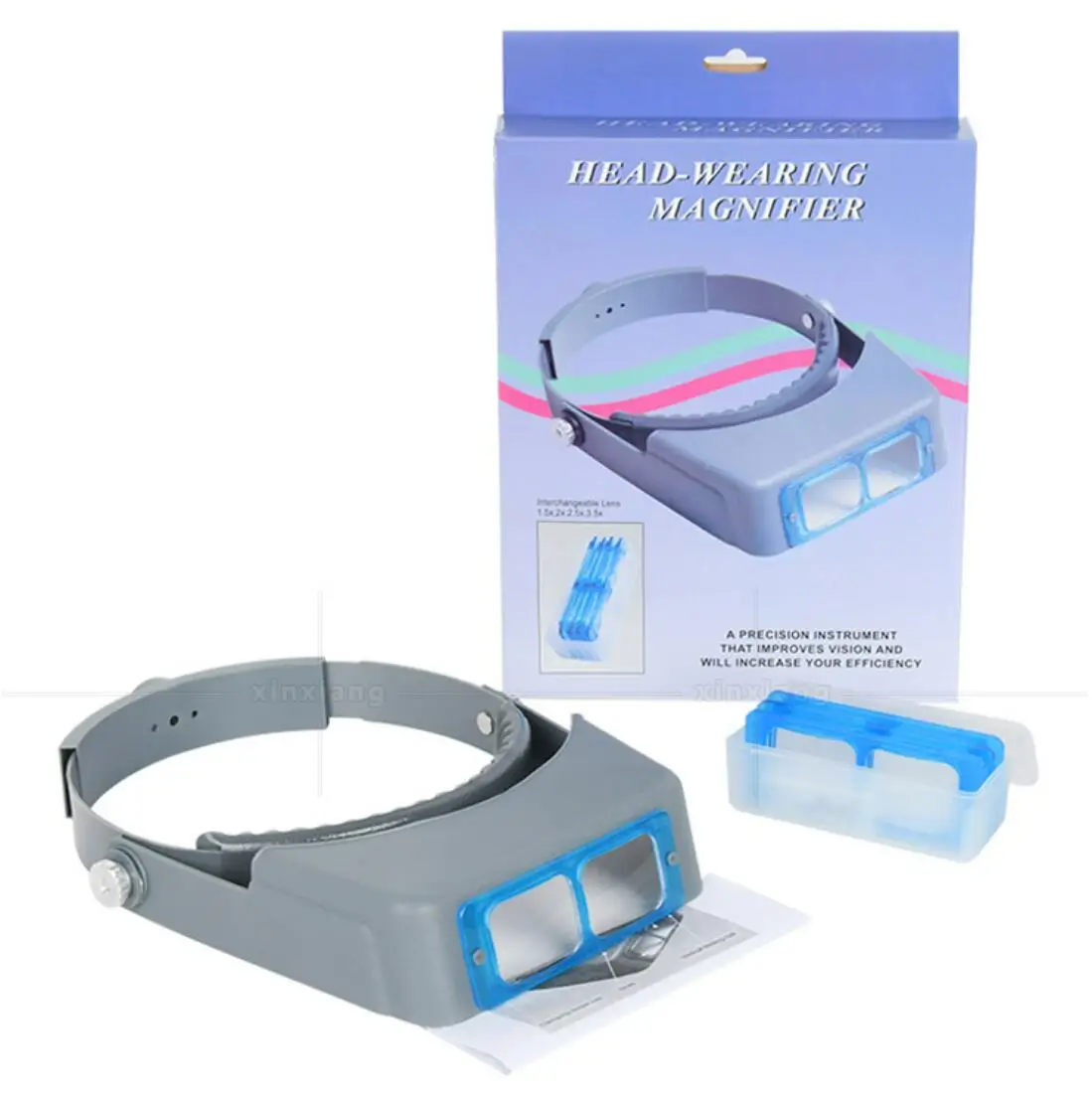 DIY Craft kit Double-lens Head-Wearing Magnifier Binocular Optical Glass 1.5X 2X 2.5X 3.5X jeweler light tools, Loupes tools
DIY Craft kit Double-lens Head-Wearing Magnifier Binocular Optical Glass 1.5X 2X 2.5X 3.5X jeweler light tools, Loupes tools