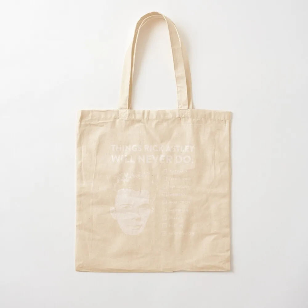 Things rick astley will never do Tote Bag Big bag women Beach bag Canvas for women eco pack
Things rick astley will never do Tote Bag Big bag women Beach bag Canvas for women eco pack