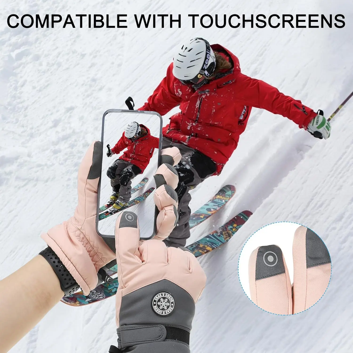 Холодостойкие зимние лыжные перчатки, уличные мягкие теплые перчатки для езды на велосипеде, нескользящие водонепроницаемые перчатки с сенсорным экраном для мужчин и женщин
Холодостойкие зимние лыжные перчатки, уличные мягкие теплые перчатки для езды на велосипеде, нескользящие водонепроницаемые перчатки с сенсорным экраном для мужчин и женщин