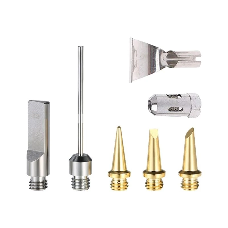 7Pcs Portable Gas Soldering Iron Tips Set for Outdoor Cordless Welding Head .Q0KF
7Pcs Portable Gas Soldering Iron Tips Set for Outdoor Cordless Welding Head .Q0KF