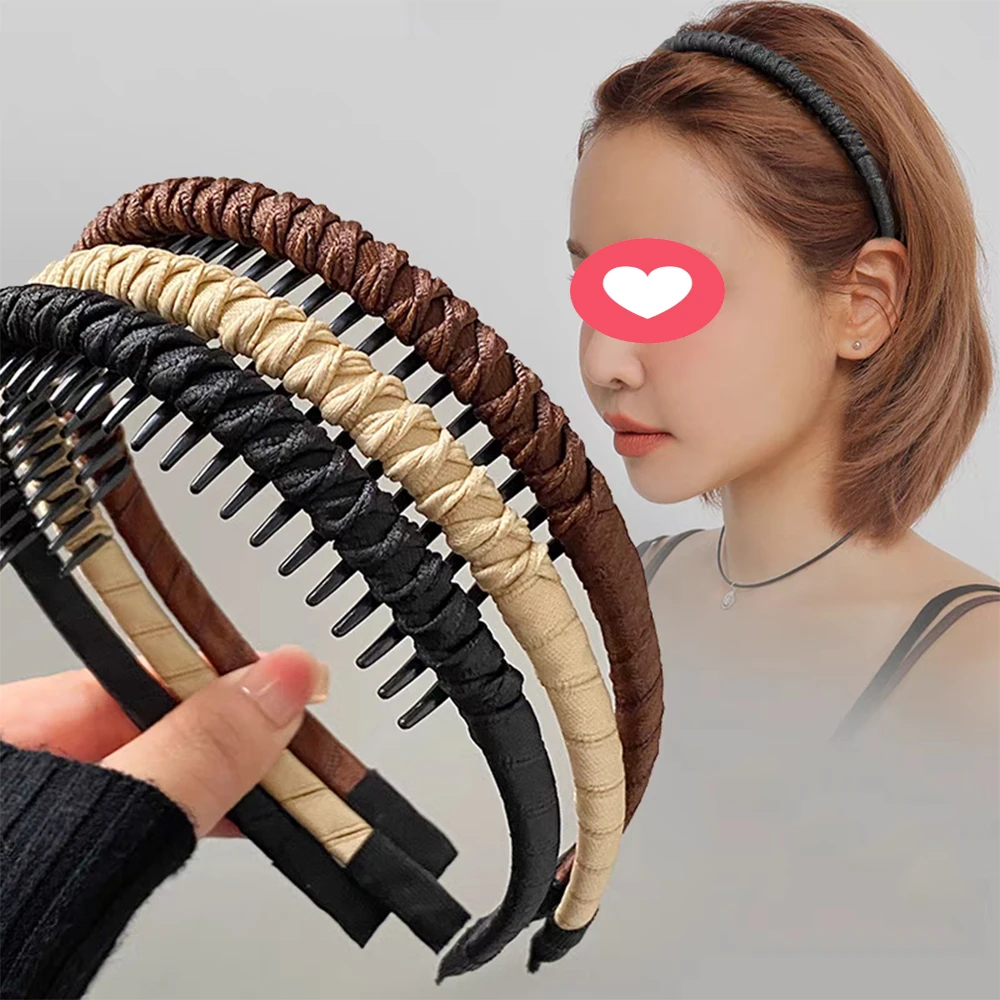 2pc Cute Plastic Black Brown Toothed Anti-skid Headband Women Girls Hair Bands Elegant Washface Hairband Hair Accessories
2pc Cute Plastic Black Brown Toothed Anti-skid Headband Women Girls Hair Bands Elegant Washface Hairband Hair Accessories