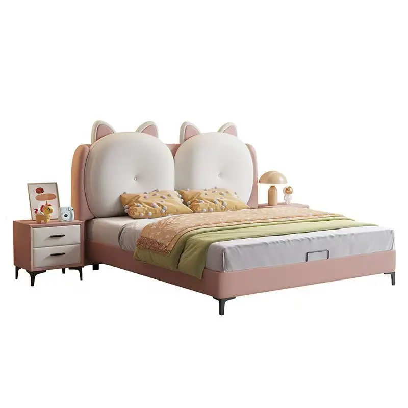 !@Cute Kid Cartoon Soft Genuine Leather Soft Bed Frame for Bedroom Furniture Set Kids Cat Soft Bed
!@Cute Kid Cartoon Soft Genuine Leather Soft Bed Frame for Bedroom Furniture Set Kids Cat Soft Bed