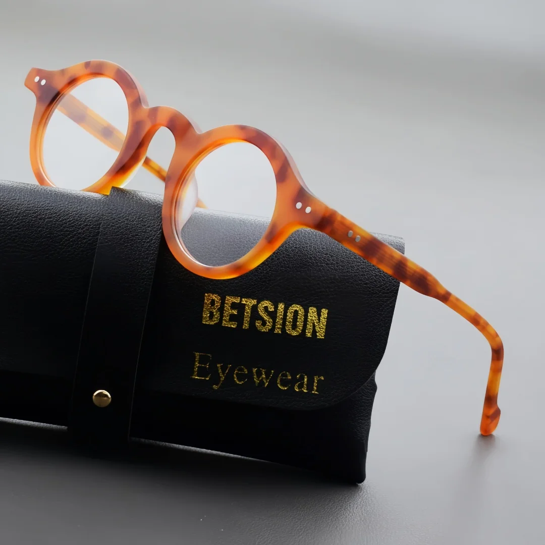 BETSION Vintage Small Round Acetate Eyeglasses Frames Retro Classic Full-Rim Spectacles Fashion Eyewear Men Women #23115
BETSION Vintage Small Round Acetate Eyeglasses Frames Retro Classic Full-Rim Spectacles Fashion Eyewear Men Women #23115