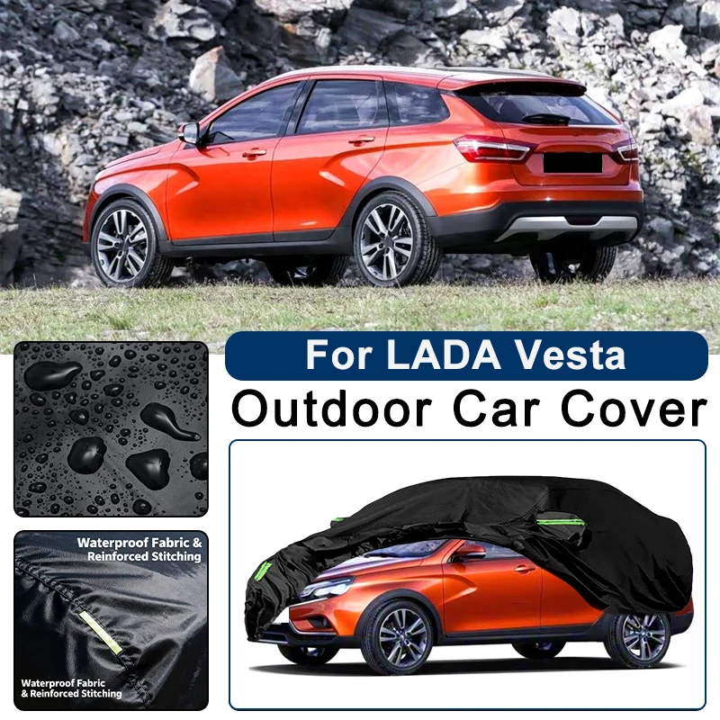 Outdoor Car Cover Waterproof Dustproof UV Sun Protection, Full Car Protector Exterior Accessories For LADA Vesta 2015-2026
Outdoor Car Cover Waterproof Dustproof UV Sun Protection, Full Car Protector Exterior Accessories For LADA Vesta 2015-2026