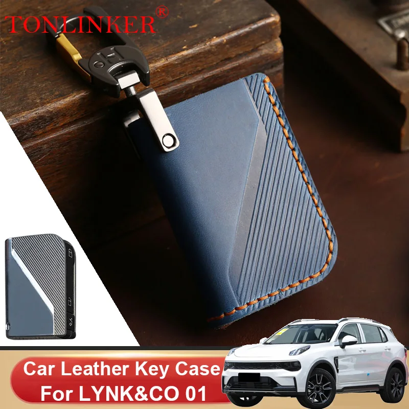 TONLINKER Car Dedicated Leather Key Case For Lynk & Co LYNK&CO 01 05 06 2020-2022 2023 Holder Shell Remote Keychain Accessories
TONLINKER Car Dedicated Leather Key Case For Lynk & Co LYNK&CO 01 05 06 2020-2022 2023 Holder Shell Remote Keychain Accessories