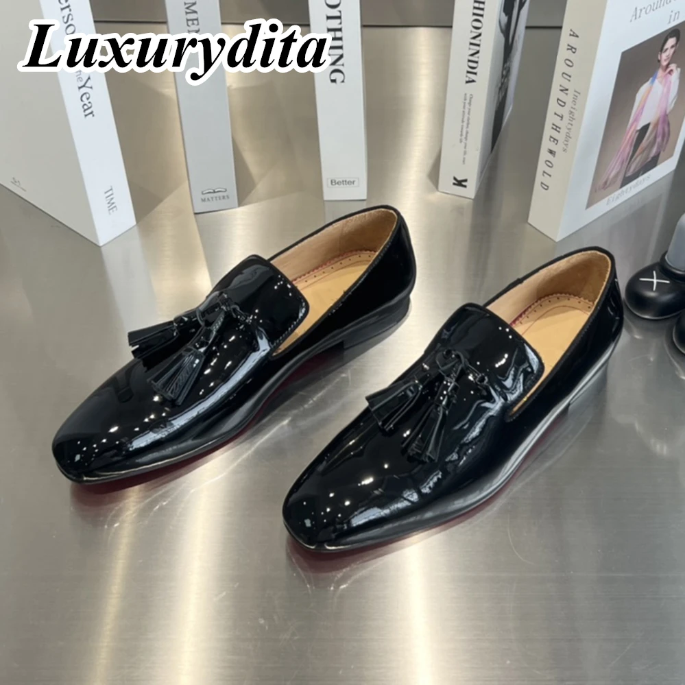 Top High Quality Mens Trendy Casual Shoes Luxury Mens Real Leather Shoes Size 38-48 Designr Red sole Business dress Shoes H1195
Top High Quality Mens Trendy Casual Shoes Luxury Mens Real Leather Shoes Size 38-48 Designr Red sole Business dress Shoes H1195