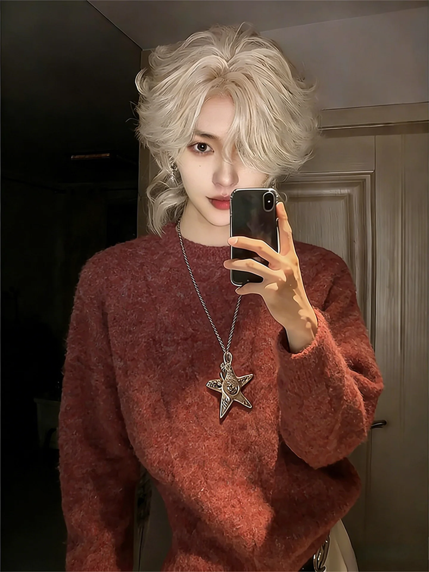 Круглый свитер цвета красного вина, мужской базовый вязаный свитер, повседневный свободный крой, длинный свек, зимний сезон, внутренняя одежда
Круглый свитер цвета красного вина, мужской базовый вязаный свитер, повседневный свободный крой, длинный свек, зимний сезон, внутренняя одежда