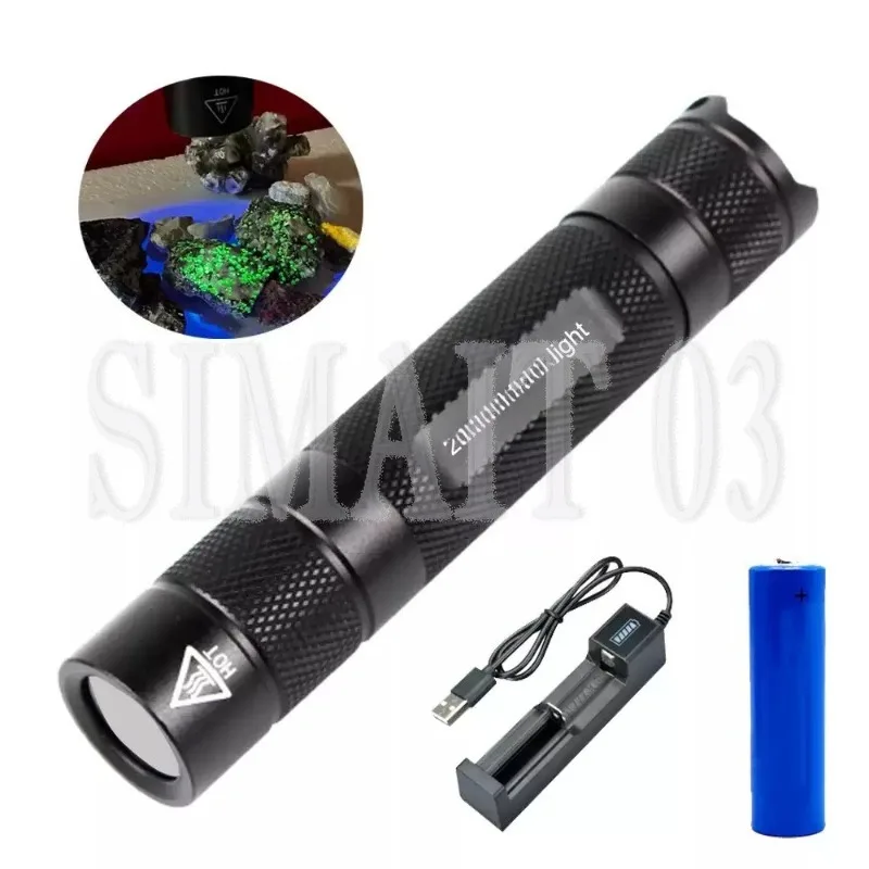 High Power Shortwave 254nm UVC LED Flashlight SW UV Torch Lamp Fluorescent Minerals Phosphor Detection
High Power Shortwave 254nm UVC LED Flashlight SW UV Torch Lamp Fluorescent Minerals Phosphor Detection