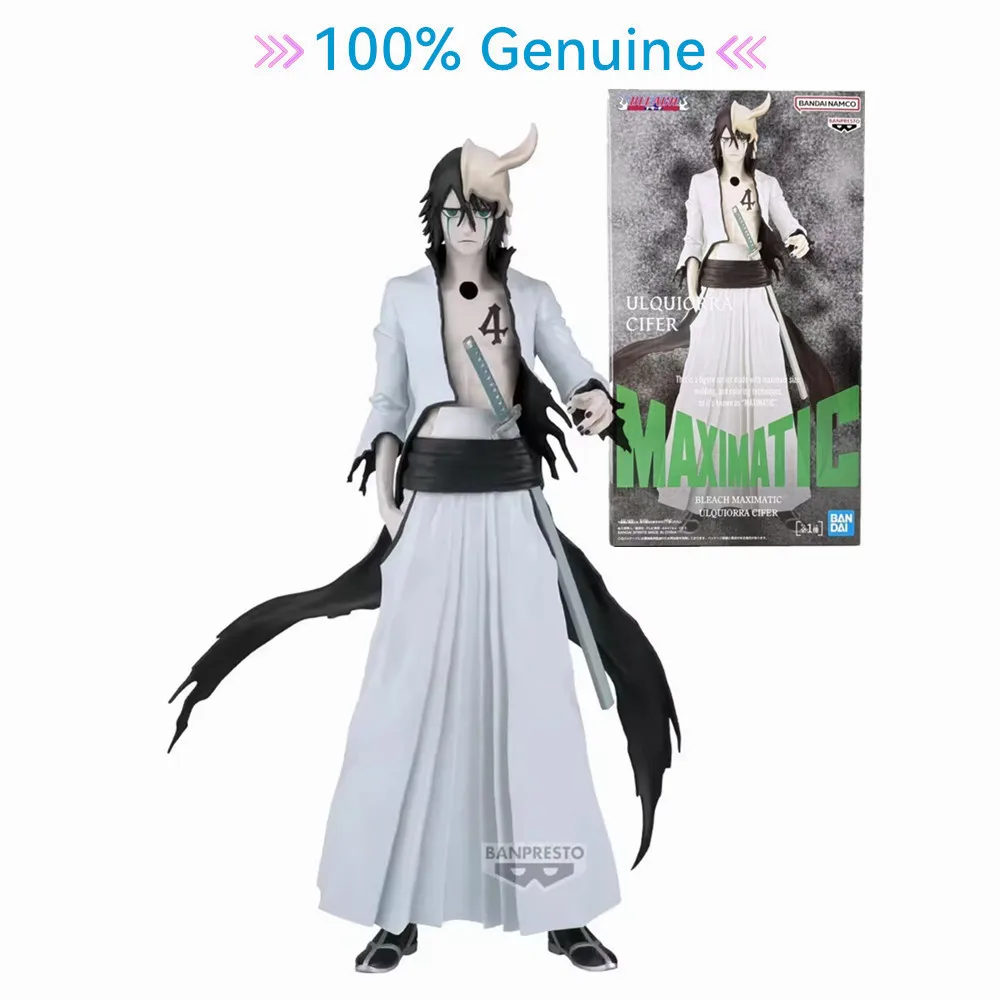 Genuine Bandai Banpresto Bleach Anime Maximatic Ulquiorra Cifer Action Figure Toys Bleach Figurine Collections Model
Genuine Bandai Banpresto Bleach Anime Maximatic Ulquiorra Cifer Action Figure Toys Bleach Figurine Collections Model