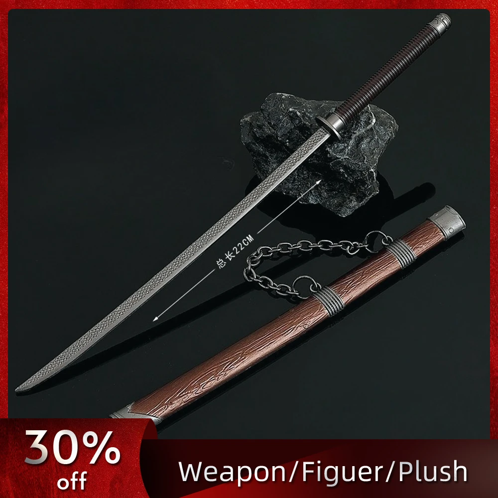 22cm/8.66in Medieval Sword Cold Weapon Anime Peripherals Katanas Cosplay Metal Collectible Desk Party Supplies Outdoor Toys
22cm/8.66in Medieval Sword Cold Weapon Anime Peripherals Katanas Cosplay Metal Collectible Desk Party Supplies Outdoor Toys