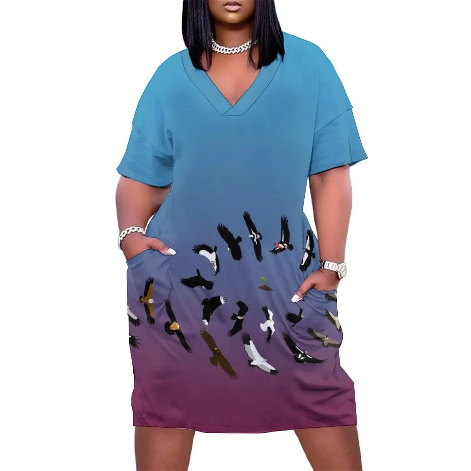 Vultures of the World 2018 Loose Pocket Dress clothing women summer 2025 long dress women
Vultures of the World 2018 Loose Pocket Dress clothing women summer 2025 long dress women