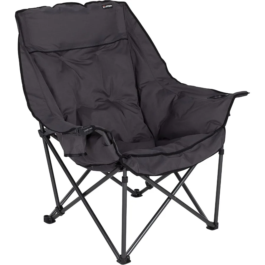 Lippert Big Bear Padded Camping Chair with 400lb. Weight Capacity Carry Bag Durable Mesh Fabrics HighLoft Cushioning Dual Cupho
Lippert Big Bear Padded Camping Chair with 400lb. Weight Capacity Carry Bag Durable Mesh Fabrics HighLoft Cushioning Dual Cupho