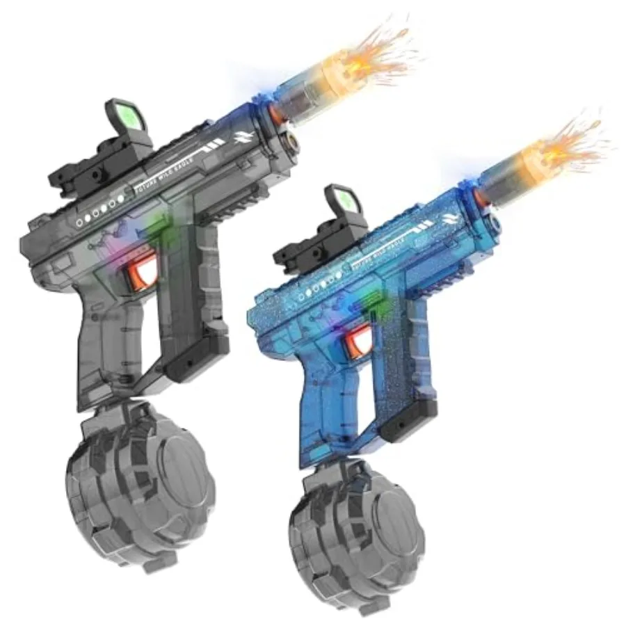 Outdoor water gun for backyard pool beach use; ABS plastic; blue and orange; 26-32 ft range 800ml tank splash-resistant automat
Outdoor water gun for backyard pool beach use; ABS plastic; blue and orange; 26-32 ft range 800ml tank splash-resistant automat