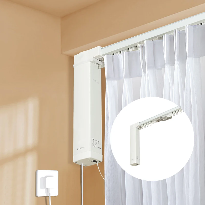 Custom Length Silent Gliding Plug Powered Long Residential Commercial Durable Automatic Aluminum Rail Smart Curtain Drivers
Custom Length Silent Gliding Plug Powered Long Residential Commercial Durable Automatic Aluminum Rail Smart Curtain Drivers