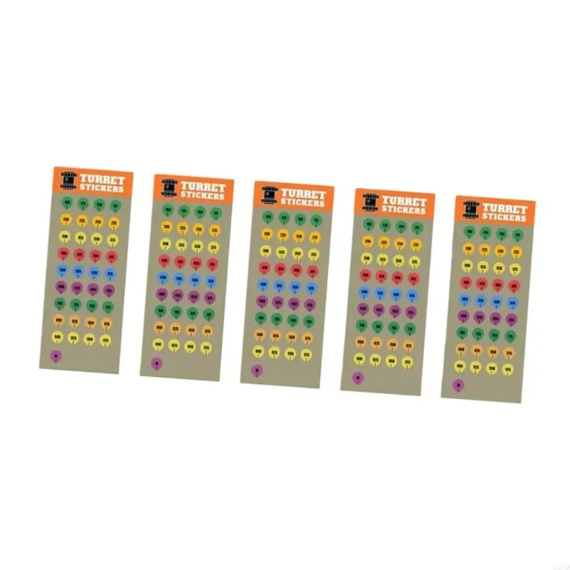 10/5 Sheets Easy Remove Sticker Ranges Markers Turret Sticker for Targets Practice
10/5 Sheets Easy Remove Sticker Ranges Markers Turret Sticker for Targets Practice