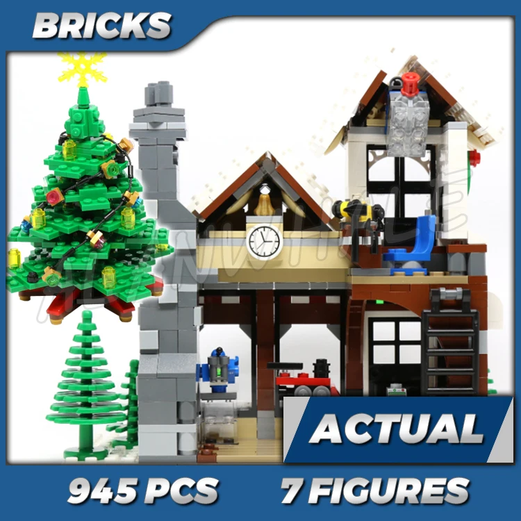 945pcs Creative Expert Winter Village Toy Shop Christmas Tree Wooden Bench 36002 Building Kits sets Compatible with Bricks
945pcs Creative Expert Winter Village Toy Shop Christmas Tree Wooden Bench 36002 Building Kits sets Compatible with Bricks