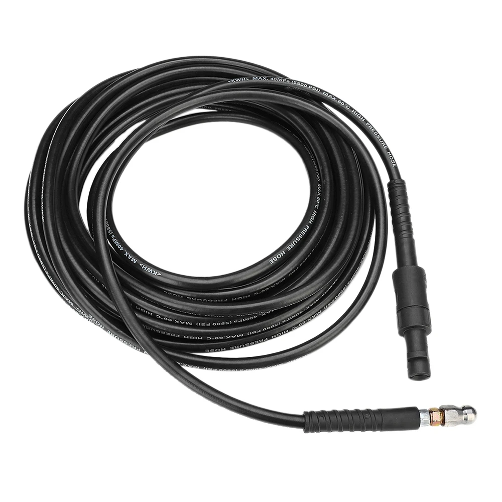 15M High Pressure Water Cleaning Hose 5800PSI Outlet Rubber Hose Cleaning Pipe Garden Vehicle Clean Washing
15M High Pressure Water Cleaning Hose 5800PSI Outlet Rubber Hose Cleaning Pipe Garden Vehicle Clean Washing