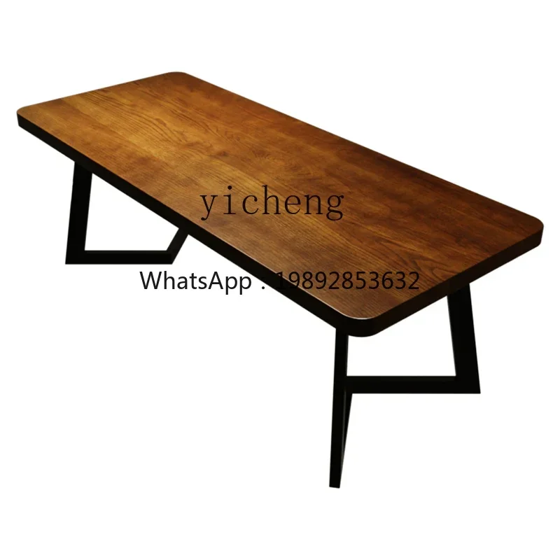 1ZWS. Ash wood home study table workbench minimalist rectangular dining table and chair combination
1ZWS. Ash wood home study table workbench minimalist rectangular dining table and chair combination