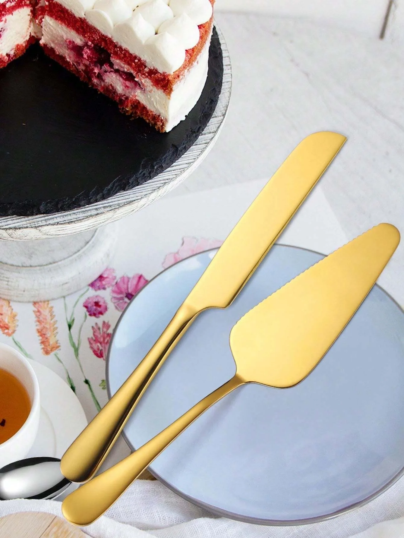 1/2pcs Stainless Steel Cake Spatula Set, Bread Pastry Spatula, Catering Tools for Weddings, Birthdays and Parties
1/2pcs Stainless Steel Cake Spatula Set, Bread Pastry Spatula, Catering Tools for Weddings, Birthdays and Parties