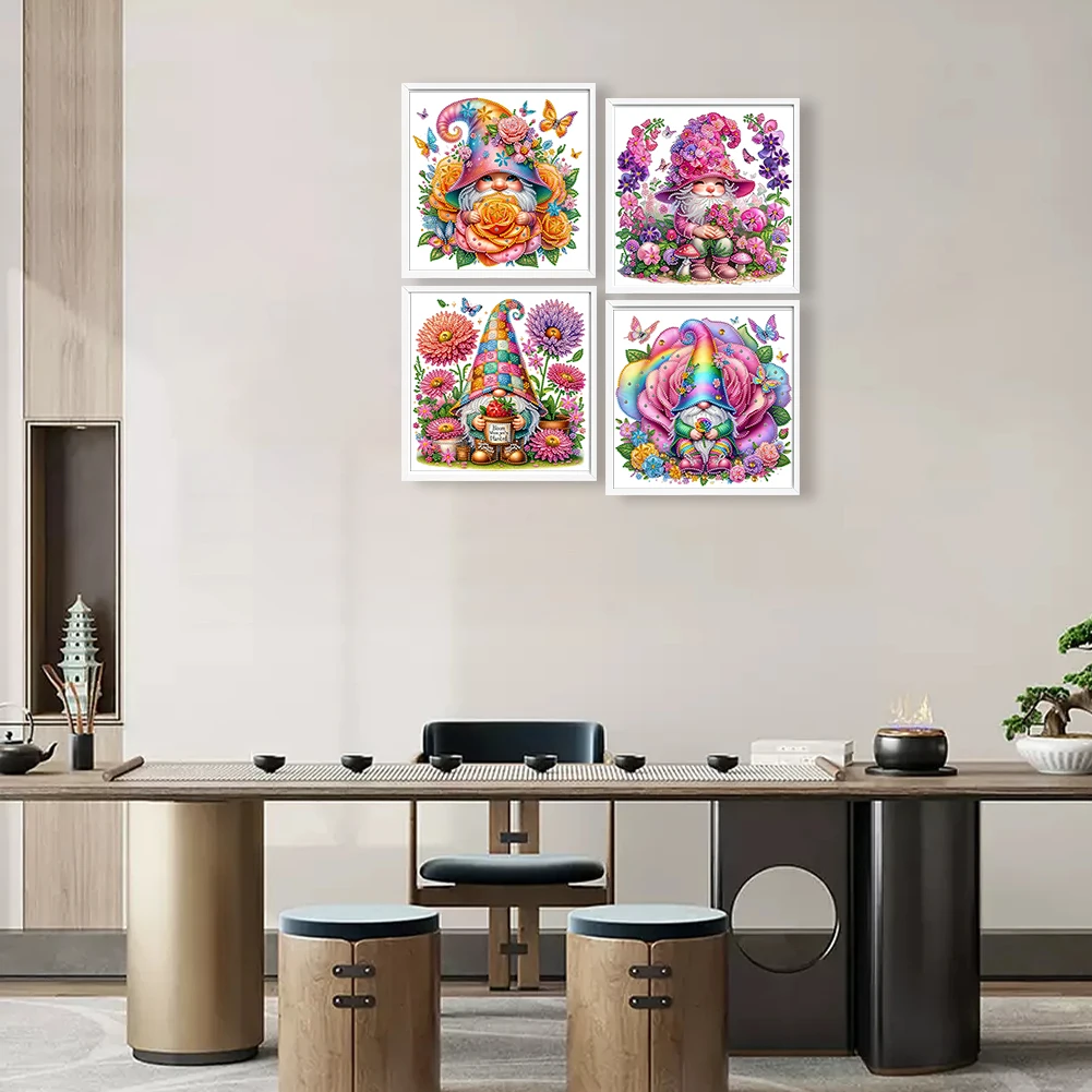 4pcs 30x30cm Gnome 5D DIY Special Shape Crystal Partial Diamond Painting Kit
4pcs 30x30cm Gnome 5D DIY Special Shape Crystal Partial Diamond Painting Kit