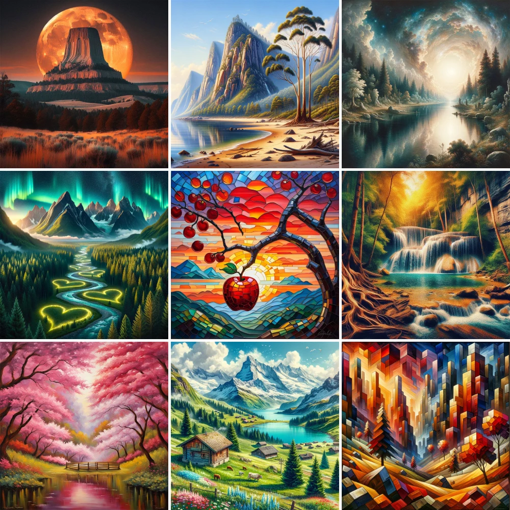 Landscape Wonderful Nature Cross Stitch DIY Embroidery Full Kit Painting Hobby Handicraft Knitting Floss Needle For Adults
Landscape Wonderful Nature Cross Stitch DIY Embroidery Full Kit Painting Hobby Handicraft Knitting Floss Needle For Adults