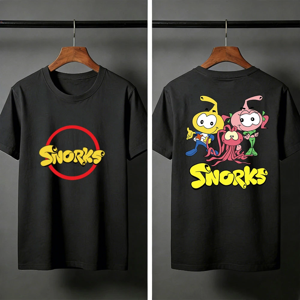 Snorks Underwater Family Double Sided T-Shirt Men/Women Casual Cotton Graphic Tee Retro 80s Cartoon Streetwear Summer Tops
Snorks Underwater Family Double Sided T-Shirt Men/Women Casual Cotton Graphic Tee Retro 80s Cartoon Streetwear Summer Tops