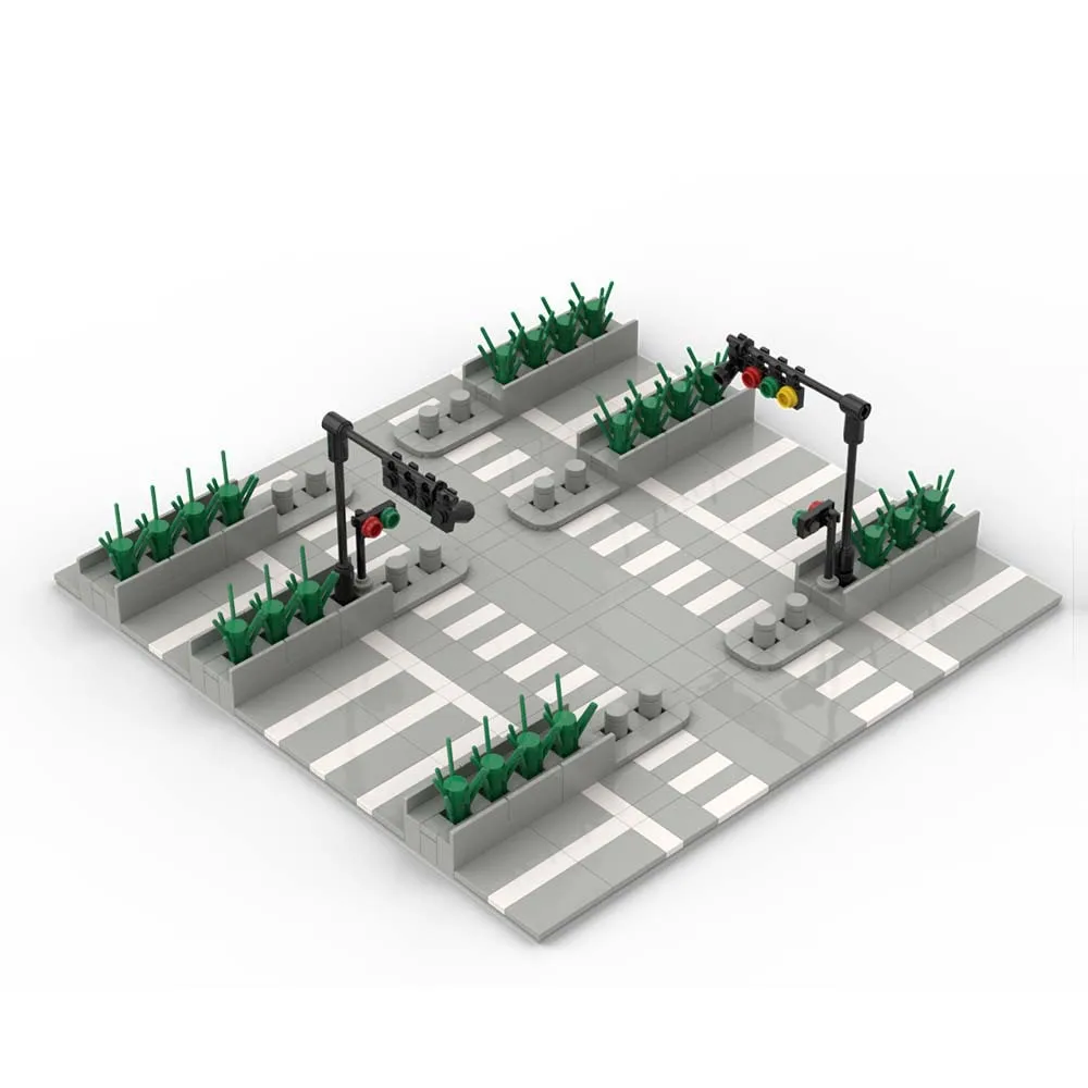 Конструктор MOC Road, красный и зеленый свет, совместимый с строительными блоками
Конструктор MOC Road, красный и зеленый свет, совместимый с строительными блоками