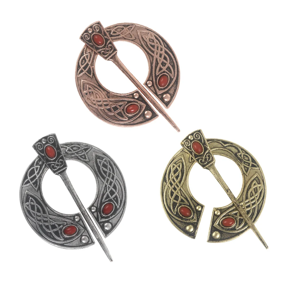 3 Pcs Viking Brooch Exquisite Alloy Craftsmanship Clip On Headdress Clothing Handbag Vintage Style Party Accessories Gift
3 Pcs Viking Brooch Exquisite Alloy Craftsmanship Clip On Headdress Clothing Handbag Vintage Style Party Accessories Gift