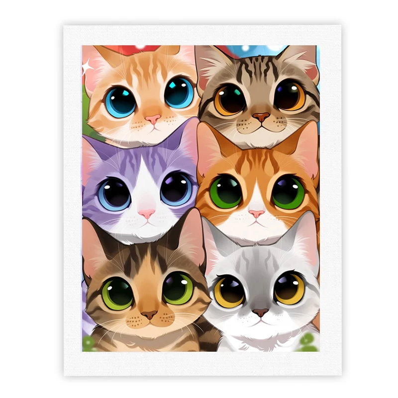 CHENISTORY Coloring By Number Cartoon Animals Kits Home Decoration Pictures Painting By Number Cat HandPainted Art Gift
CHENISTORY Coloring By Number Cartoon Animals Kits Home Decoration Pictures Painting By Number Cat HandPainted Art Gift