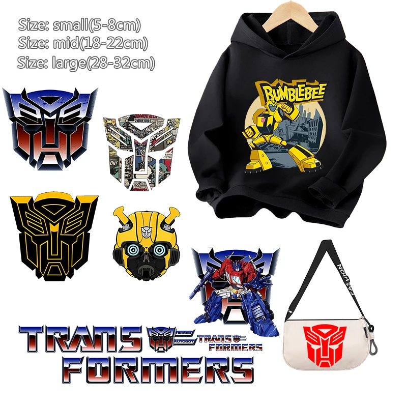 Transformers Heat Transfer Sticker Cartoon Print for T Shirt Hoodie Clothes DIY Patches Iron on Transfer Applique Birthday Gift
Transformers Heat Transfer Sticker Cartoon Print for T Shirt Hoodie Clothes DIY Patches Iron on Transfer Applique Birthday Gift