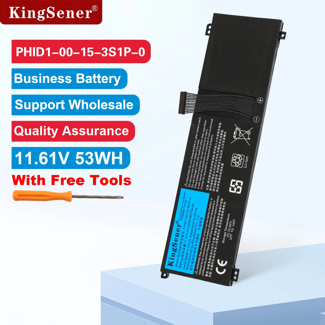Аккумулятор KingSener для ноутбука Mechrevo F1, 11,61 в, 53 Втч, Schenker Vision 14 Adata XPG Xenia 14 Series, 4570 мАч
Аккумулятор KingSener для ноутбука Mechrevo F1, 11,61 в, 53 Втч, Schenker Vision 14 Adata XPG Xenia 14 Series, 4570 мАч
