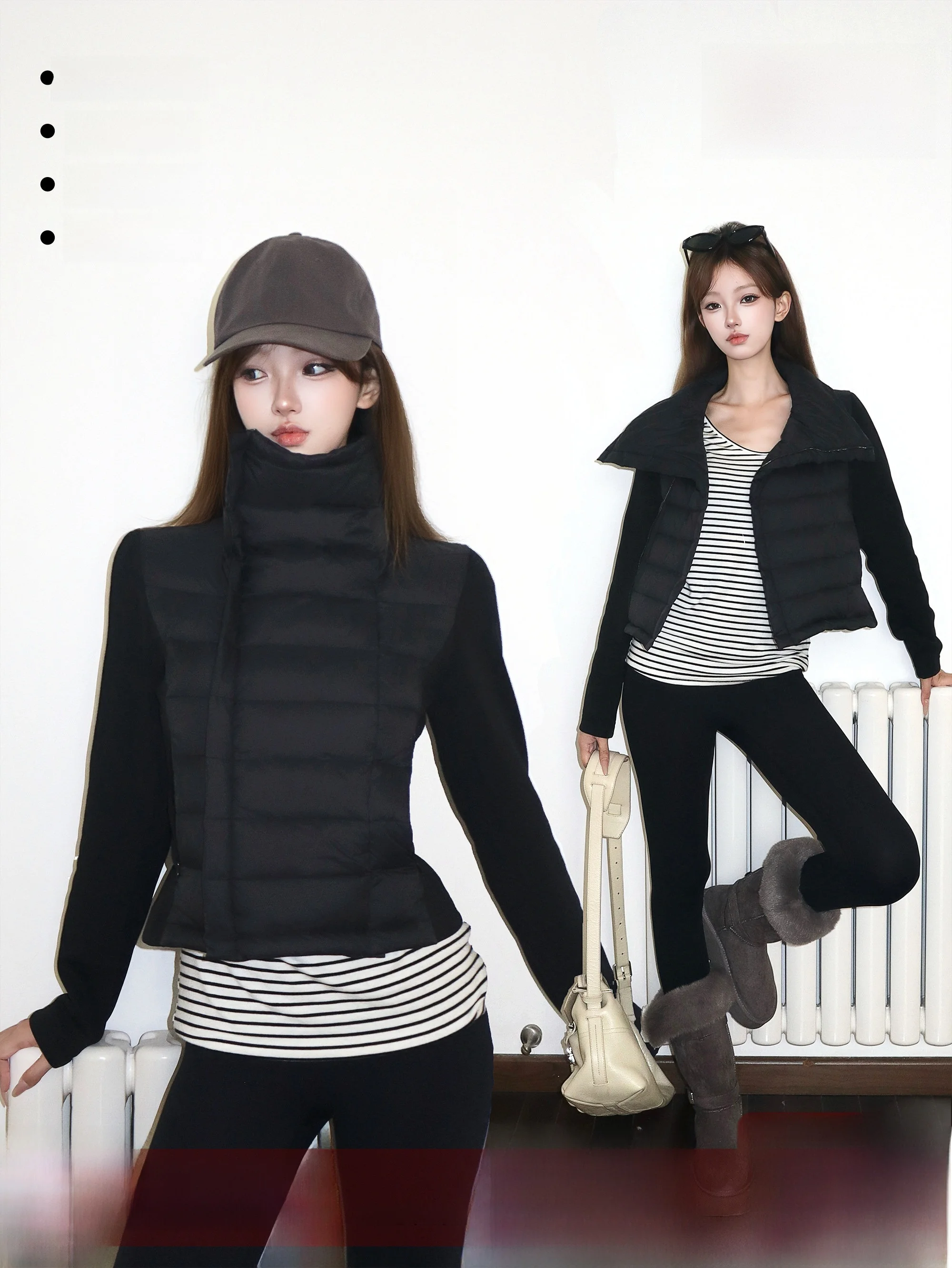 Ruanrui Lightweight Slim Fit ort down Jaet White Goose down Waist-Cinching Stand Collar Faionable Inner Wear Casual Sle
Ruanrui Lightweight Slim Fit ort down Jaet White Goose down Waist-Cinching Stand Collar Faionable Inner Wear Casual Sle