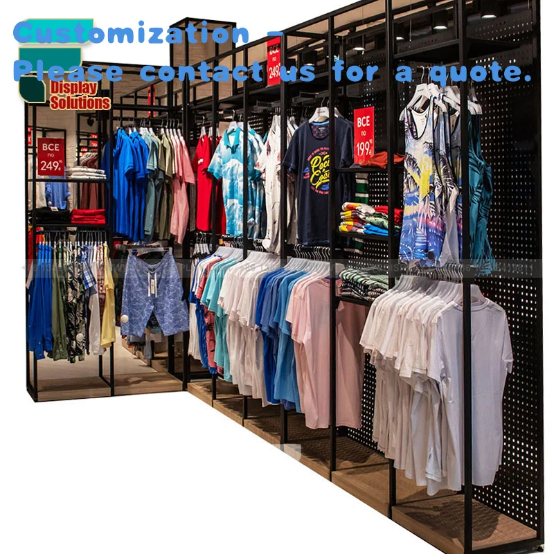 custom.Clothing Store Fixtures Houseware Store Industrial Pipe Clothing Rack Wall Mounted Clothes Racks Hanging Clothes
custom.Clothing Store Fixtures Houseware Store Industrial Pipe Clothing Rack Wall Mounted Clothes Racks Hanging Clothes