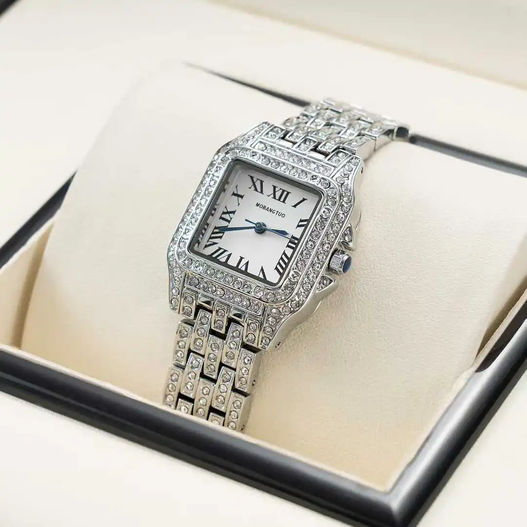 2026 New Square Diamond Ladies Watch Fully Crystal Watches for Woman Luxury Top Brand Wristwatch Bracelet Women Watches
2026 New Square Diamond Ladies Watch Fully Crystal Watches for Woman Luxury Top Brand Wristwatch Bracelet Women Watches