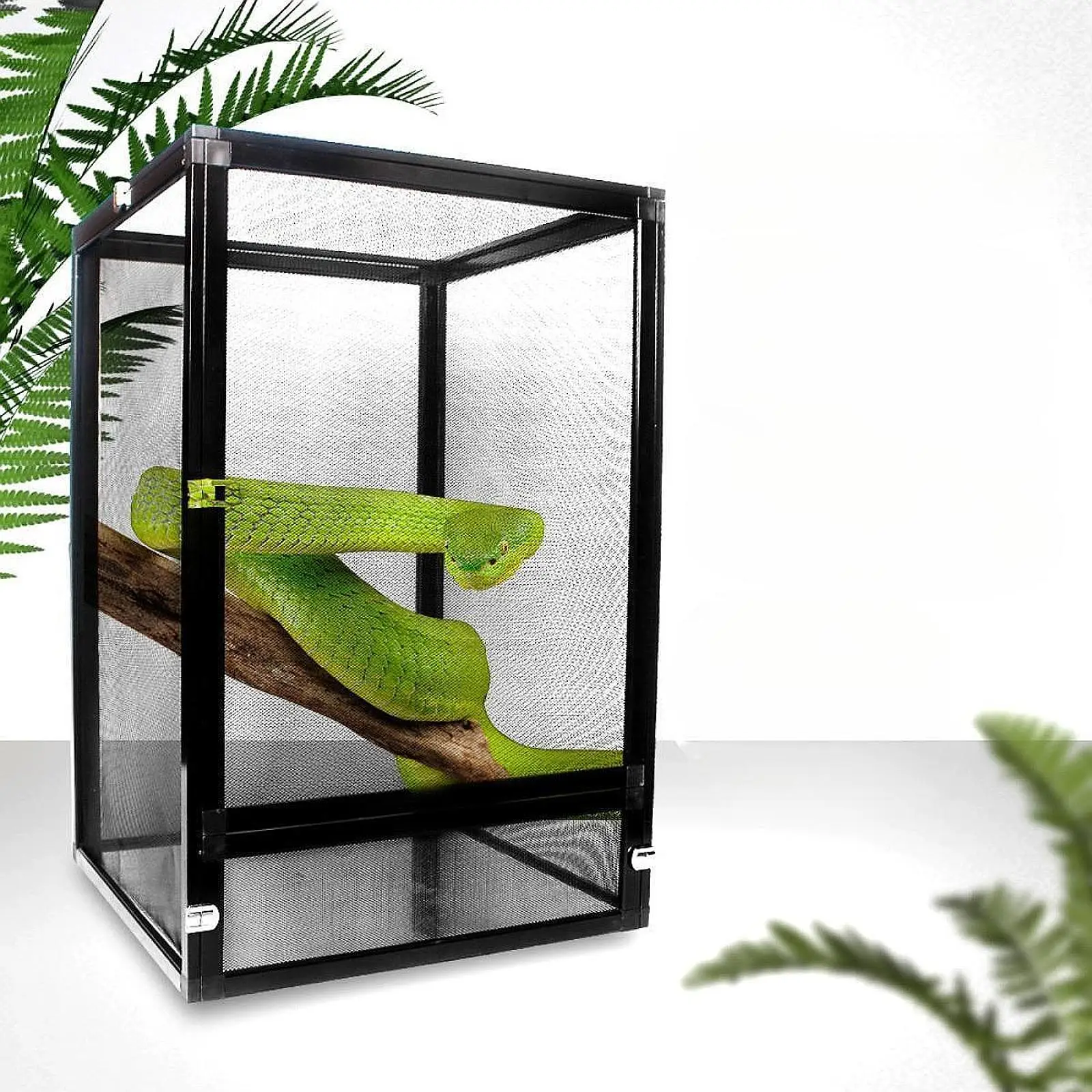 Sturdy Reptile Terrarium Enclosure Kit Breathable Aluminum Screen Snake Lizard Housing for Terrarium Accessories Decor
Sturdy Reptile Terrarium Enclosure Kit Breathable Aluminum Screen Snake Lizard Housing for Terrarium Accessories Decor