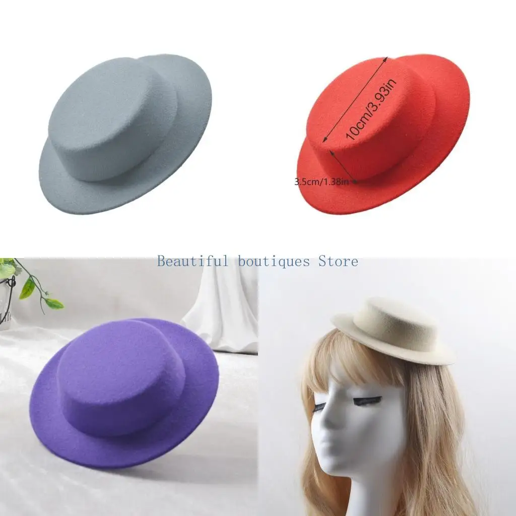 U4LF Hand-made Japanese Girl Top Hat Diy Cap Embryo Headwear Lolita Flat Top Hat Ornaments for Wedding Church
U4LF Hand-made Japanese Girl Top Hat Diy Cap Embryo Headwear Lolita Flat Top Hat Ornaments for Wedding Church