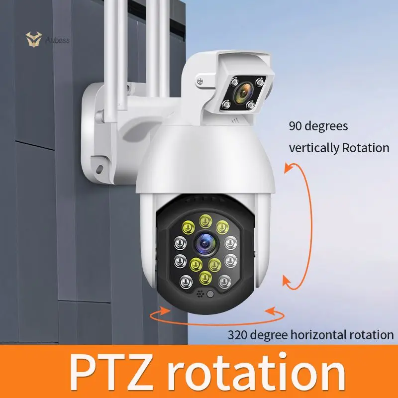 PTZ Outdoor Wifi IP Camera Wireless CCTV Surveillance Camera Motion Detection IR Night Vision 2-Way Audio Camera Security
PTZ Outdoor Wifi IP Camera Wireless CCTV Surveillance Camera Motion Detection IR Night Vision 2-Way Audio Camera Security