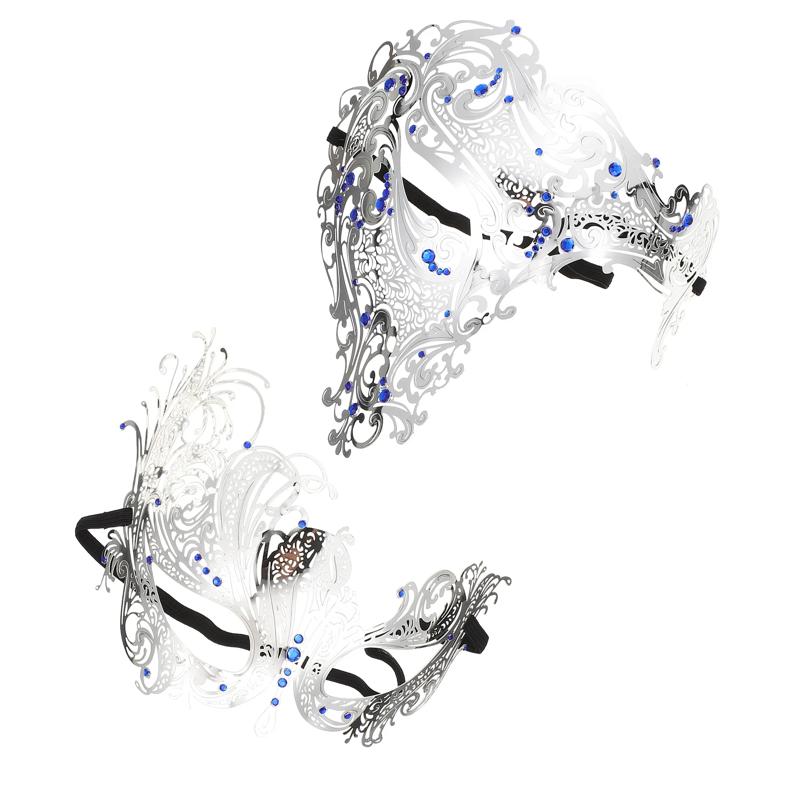 2 Pcs Metal Diamond Mask Delicate Masquerade Multi function Halloween Party Straps Lightweight Festivals Cosplay Balls Gifts
2 Pcs Metal Diamond Mask Delicate Masquerade Multi function Halloween Party Straps Lightweight Festivals Cosplay Balls Gifts