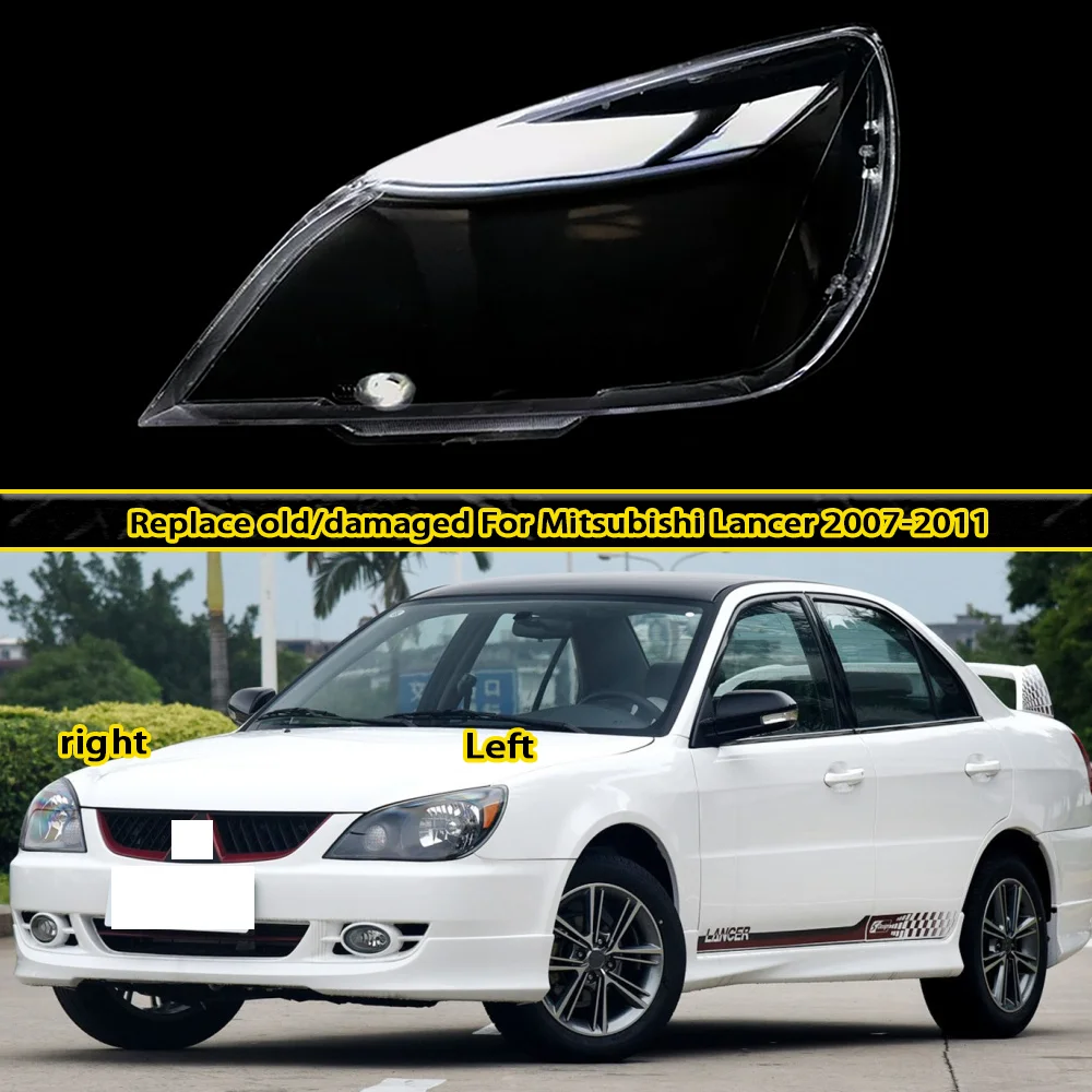 For Mitsubishi Lancer 2007 2008 2009 2010 2011 Front Headlight Cover Transparent Shade Lampshade Headlamp Shell Lens Plexiglass
For Mitsubishi Lancer 2007 2008 2009 2010 2011 Front Headlight Cover Transparent Shade Lampshade Headlamp Shell Lens Plexiglass