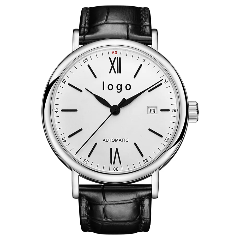 Men Automatic Mechanical Watch Day Calendar Genuine Leather Band Wrist Watch
Men Automatic Mechanical Watch Day Calendar Genuine Leather Band Wrist Watch